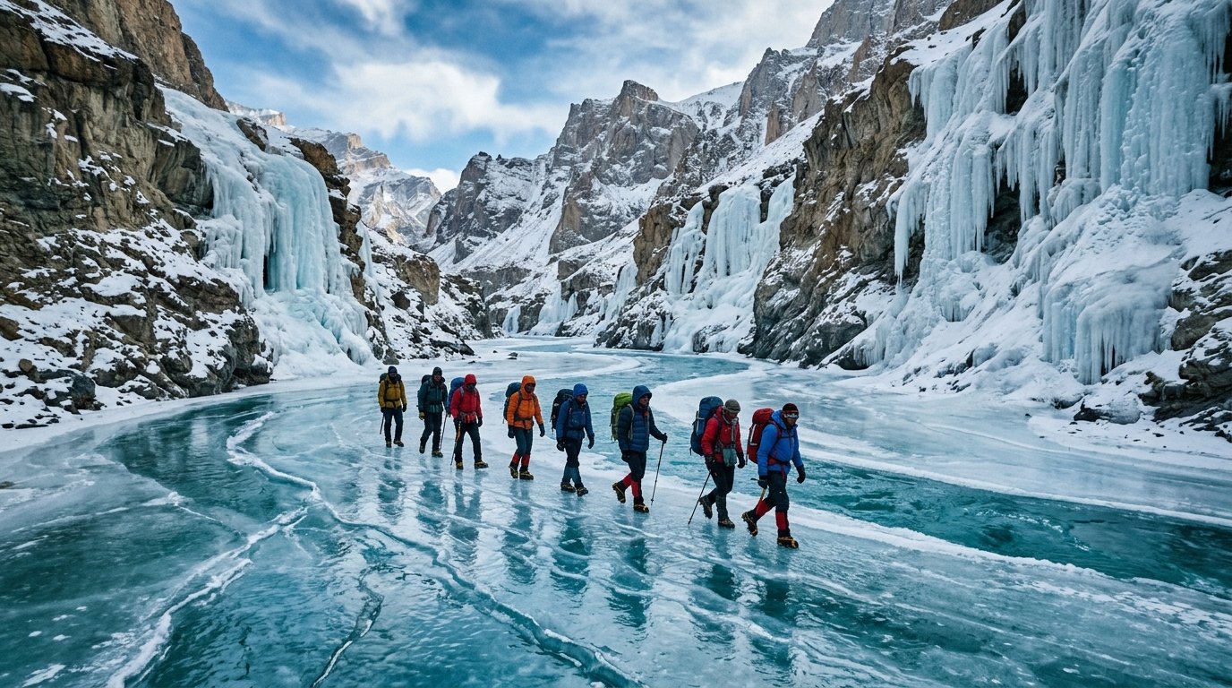 Chadar Frozen River Trek: The High Altitude Ice Odyssey in Zanskar