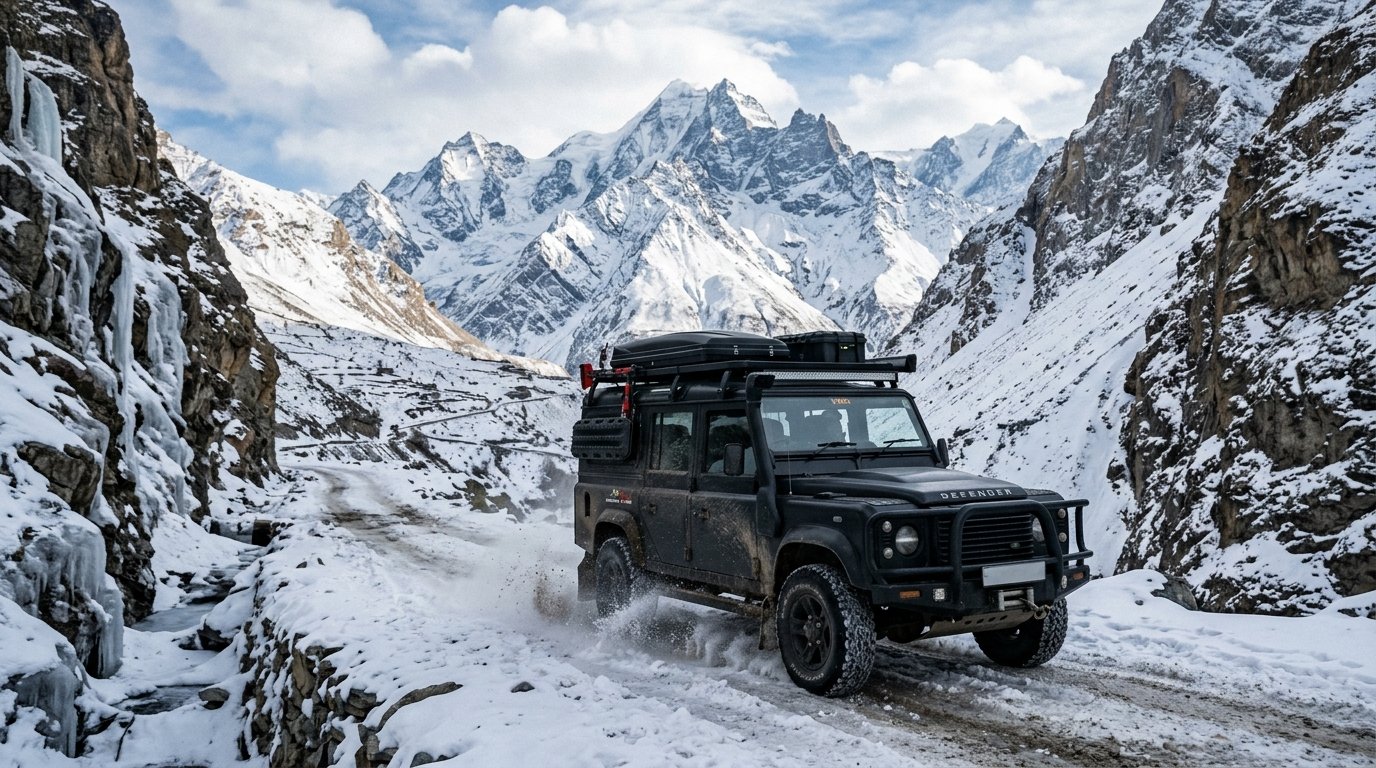 Spiti Valley Winter 4×4 Expedition — Through -25°C Ice & Frozen Rivers